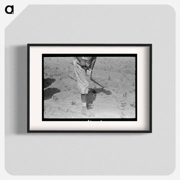 Sharecropper Woman Filing Hoe
 - ラッセル リー Poster.