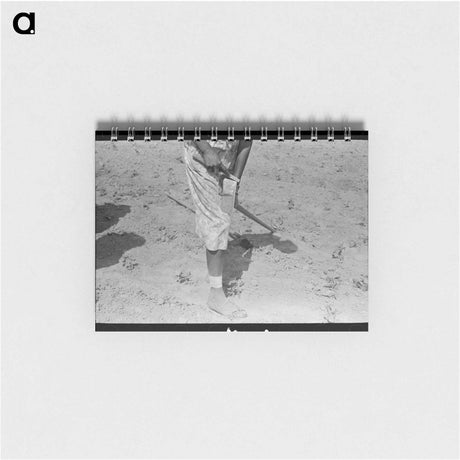 アートメモ帳-Sharecropper Woman Filing Hoe
 - ラッセル リー Memo.