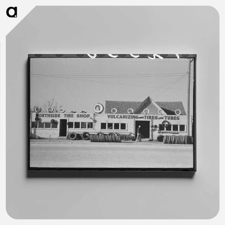 アートパネル-Tire Shop, San Angelo
 - ラッセル リー Canvas.