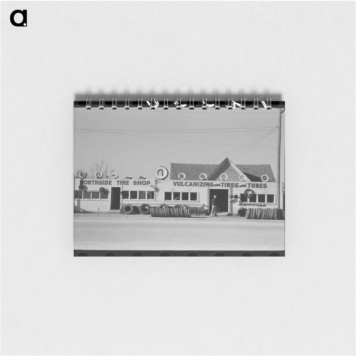 アートメモ帳-Tire Shop, San Angelo
 - ラッセル リー Memo.