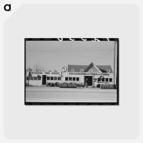 アートポストカード-Tire Shop, San Angelo
 - ラッセル リー Postcard.