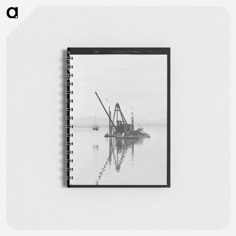 アートメモ帳-Dredge in Columbia River
 - ラッセル リー Memo.