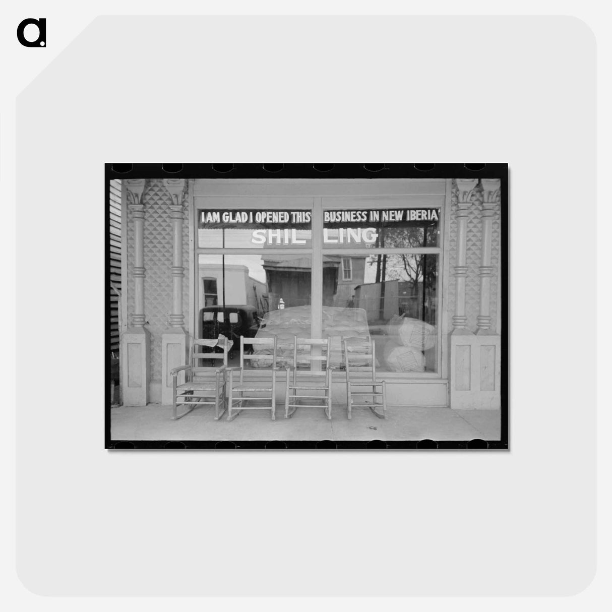 アートポストカード-Store, New Iberia, Louisiana
 - ラッセル リー Postcard.