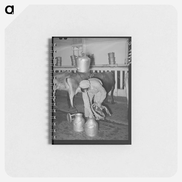 アートメモ帳-Milk Man
 - ラッセル リー Memo.
