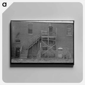アートパネル-Stairway to Paradise Gardens
 - ラッセル リー Canvas.