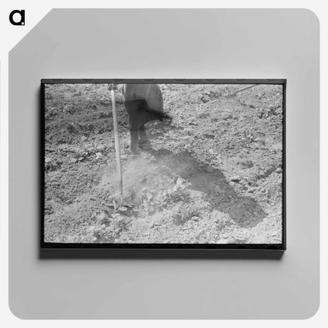 アートパネル-Chopping Cotton
 - ラッセル リー Canvas.