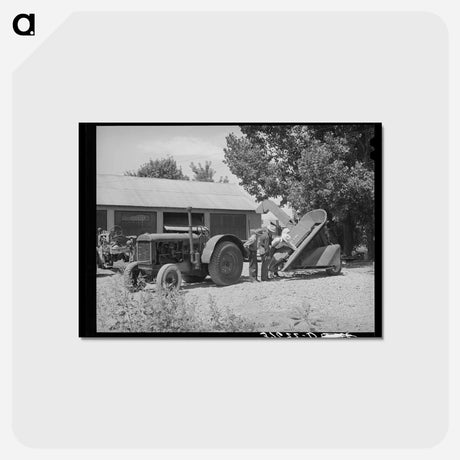 アートポストカード-Corn Machinery Cooperative
 - ラッセル リー Postcard.