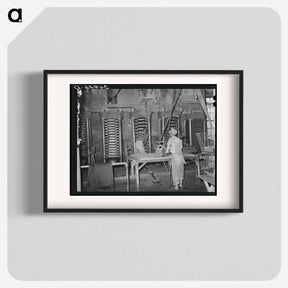 アートポスター-Cotton Seed Oil Mill
 - ラッセル リー Poster.