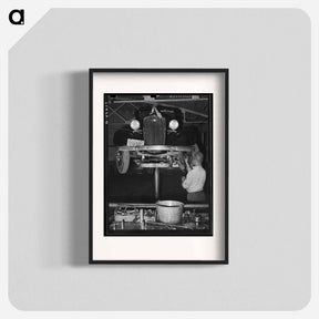 アートポスター-Greasing Automobile
 - ラッセル リー Poster.