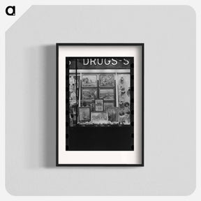 アートポスター-Drugstore Window, Washington, D.C.
 - ラッセル リー Poster.