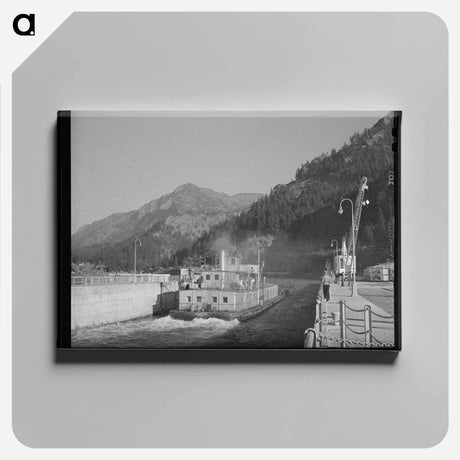 アートパネル-Bonneville Dam Navigation Locks
 - ラッセル リー Canvas.