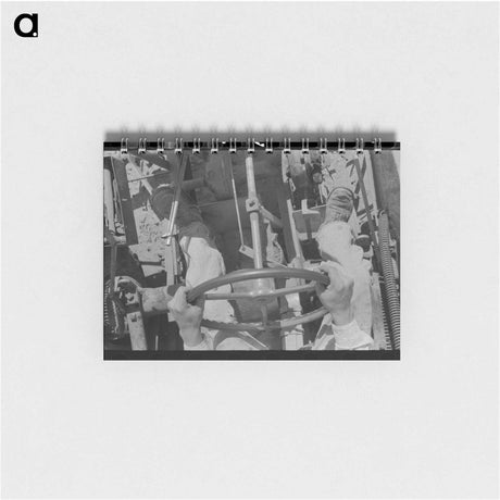 アートメモ帳-Day Laborer on Tractor
 - ラッセル リー Memo.