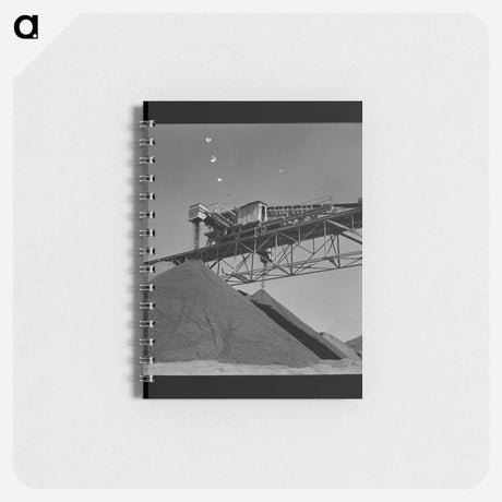 アートメモ帳-Shasta Dam Gravel Pile
 - ラッセル リー Memo.