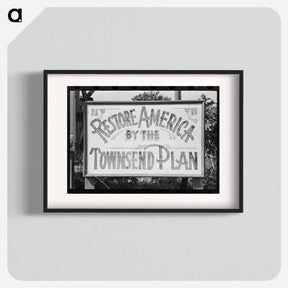 アートポスター-Sign Near Weslaco, Texas
 - ラッセル リー Poster.