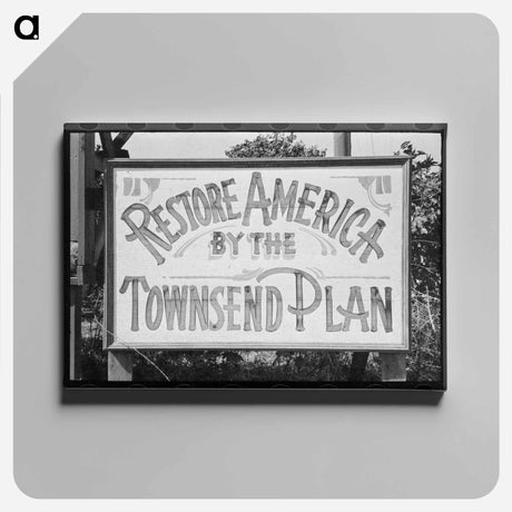 アートパネル-Sign Near Weslaco, Texas
 - ラッセル リー Canvas.