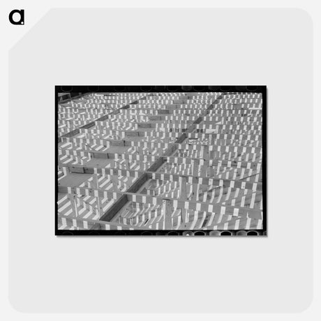 アートポストカード-Interior Ceiling Joists
 - ラッセル リー Postcard.
