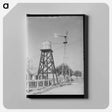 アートパネル-Windmill and Water Tower, Louisiana
 - ラッセル リー Canvas.