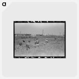 アートポストカード-Ditch Digging Gang
 - ラッセル リー Postcard.
