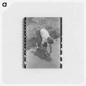 アートメモ帳-Washing off the Plastering Trowel
 - ラッセル リー Memo.