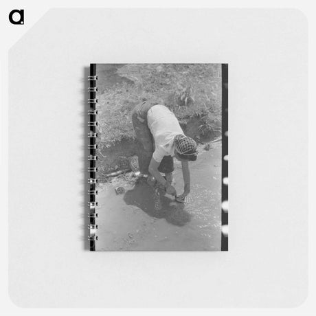 アートメモ帳-Washing off the Plastering Trowel
 - ラッセル リー Memo.