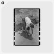 アートポストカード-Washing off the Plastering Trowel
 - ラッセル リー Postcard.