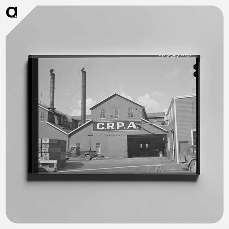 アートパネル-Columbia River Packing Association Plant
 - ラッセル リー Canvas.