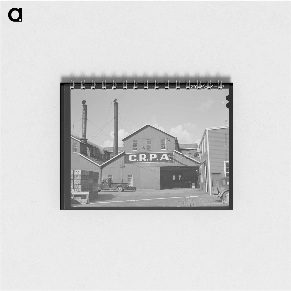 アートメモ帳-Columbia River Packing Association Plant
 - ラッセル リー Memo.