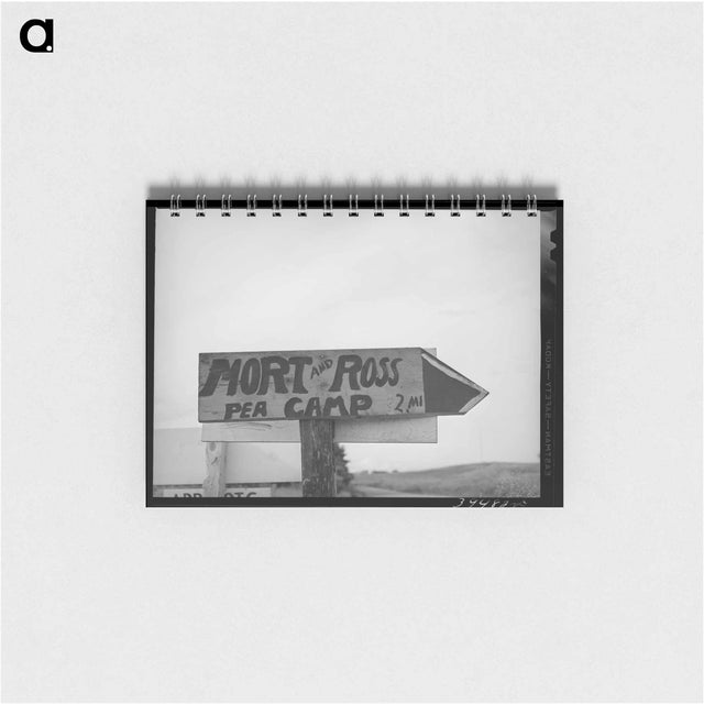 アートメモ帳-Contractor's Pea Workers Camp
 - ラッセル リー Memo.