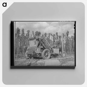 アートパネル-Portable Hop Picker
 - ラッセル リー Canvas.