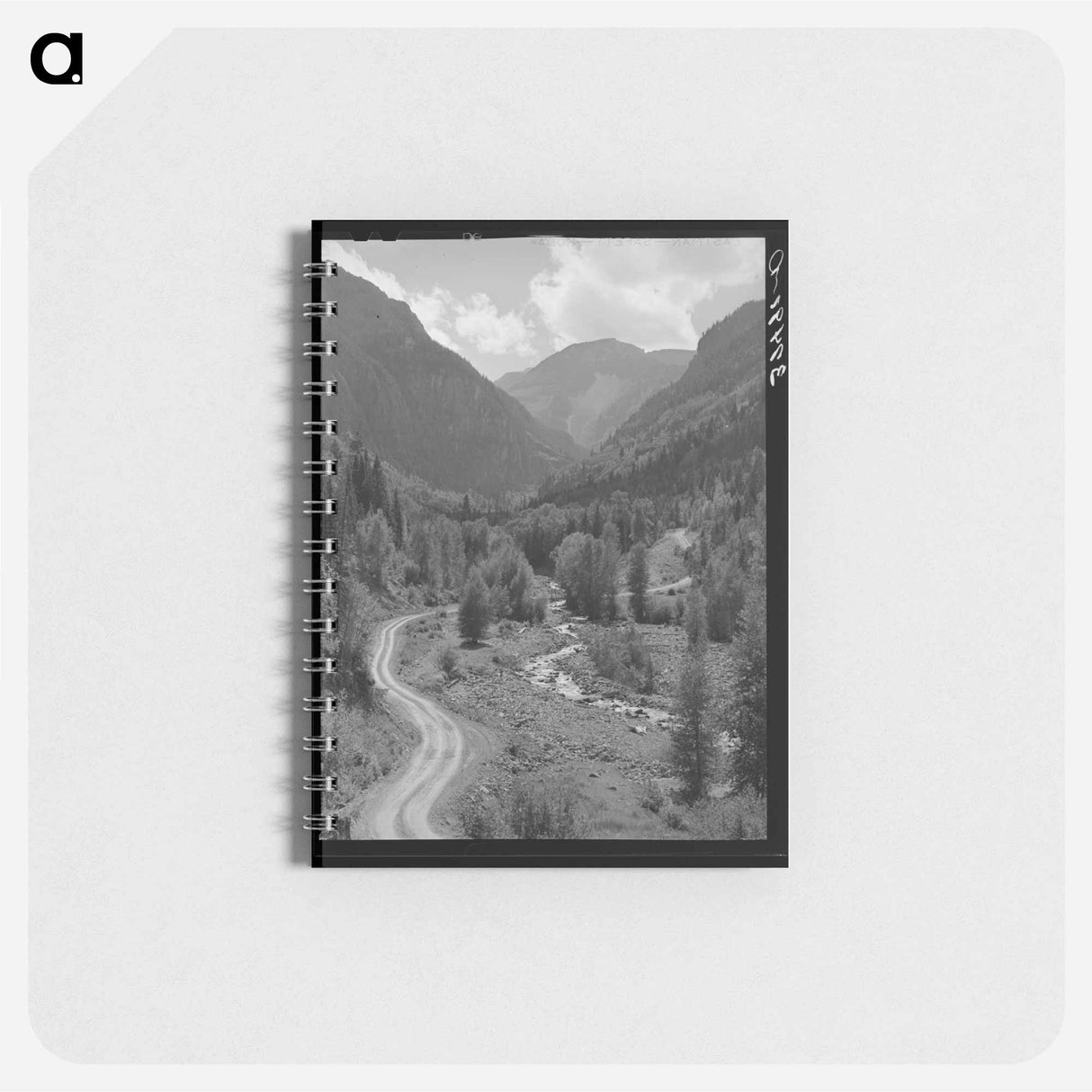 アートメモ帳-Mountain Stream and Road
 - ラッセル リー Memo.