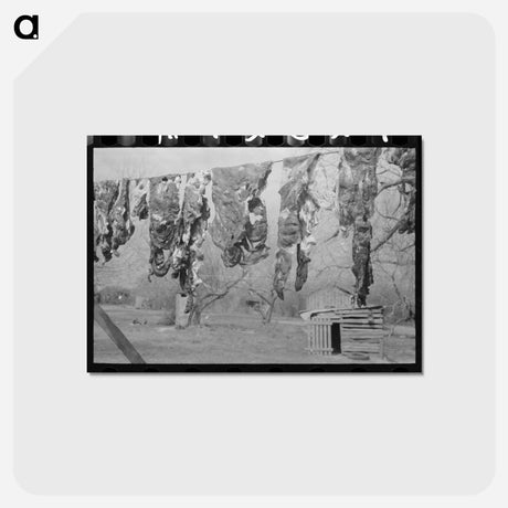 アートポストカード-Jerked Beef, Combes, Texas
 - ラッセル リー Postcard.