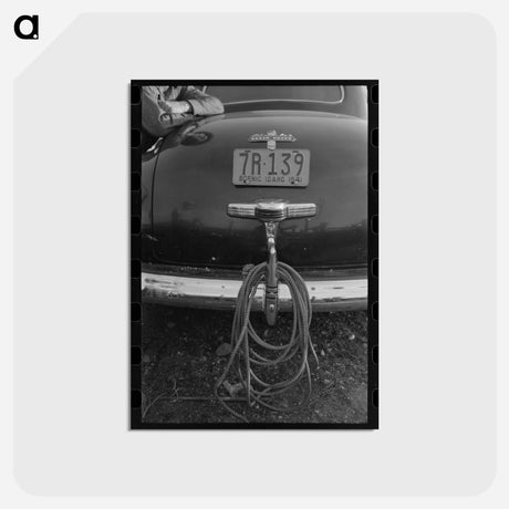 アートポストカード-Rancher's Transportation
 - ラッセル リー Postcard.