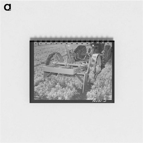 アートメモ帳-Guayule Nursery Digger Demonstration
 - ラッセル リー Memo.