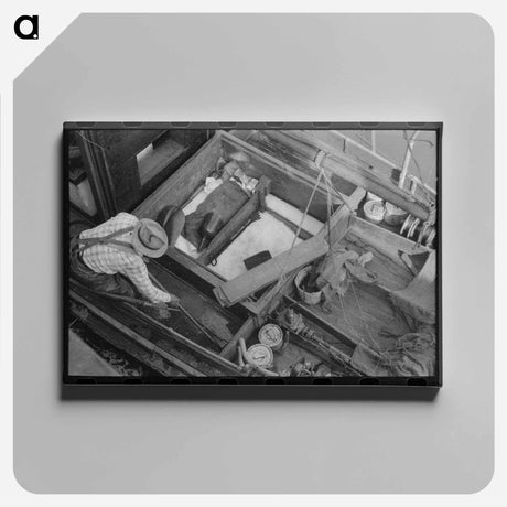 アートパネル-Astoria Fishing Boat
 - ラッセル リー Canvas.