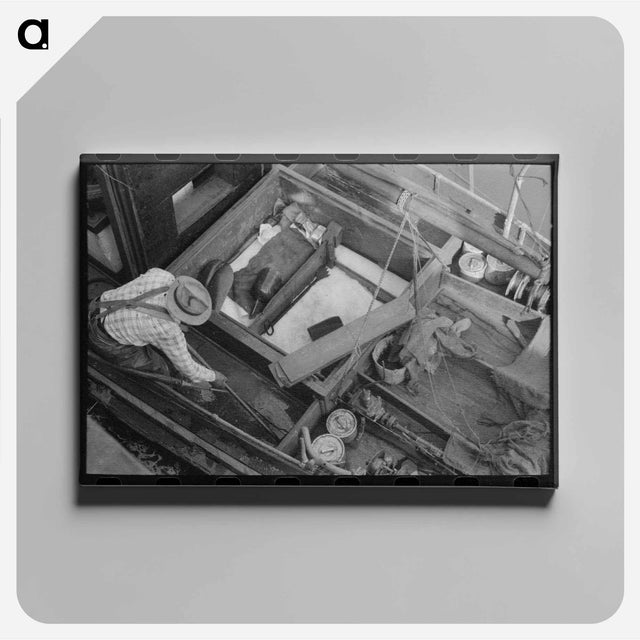 アートパネル-Astoria Fishing Boat
 - ラッセル リー Canvas.