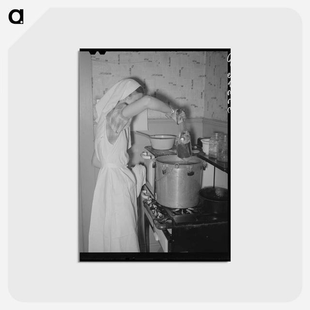 アートポストカード-Canning Demonstration
 - ラッセル リー Postcard.