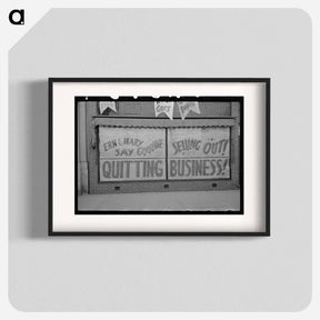 アートポスター-Sign on Store, Aledo, Illinois
 - ラッセル リー Poster.