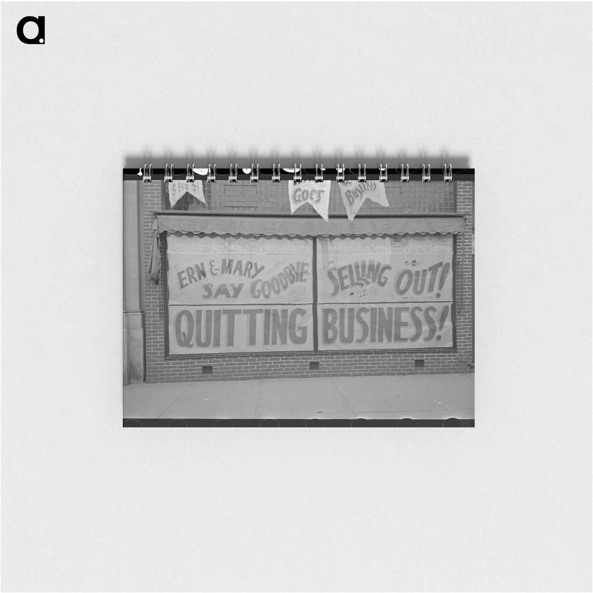 アートメモ帳-Sign on Store, Aledo, Illinois
 - ラッセル リー Memo.
