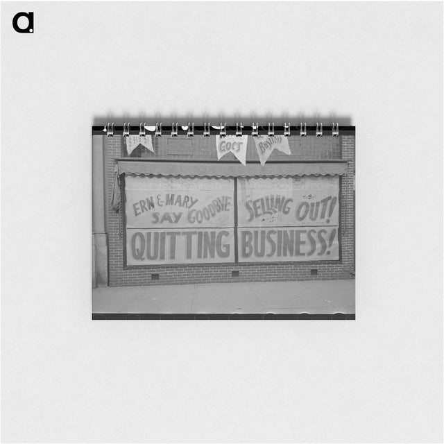 アートメモ帳-Sign on Store, Aledo, Illinois
 - ラッセル リー Memo.