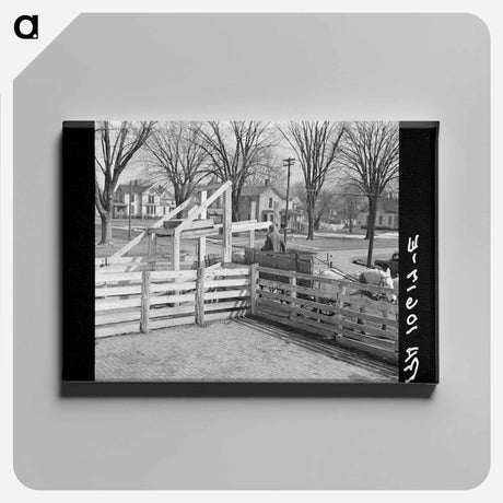 アートパネル-Aledo Stockyards
 - ラッセル リー Canvas.
