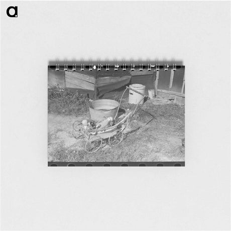 アートメモ帳-Doll Buggy on Farm
 - ラッセル リー Memo.