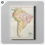 アートパネル-South America World Map Atlas
 - ボストン公共図書館 Canvas.