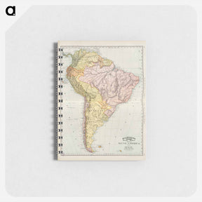 アートメモ帳-South America World Map Atlas
 - ボストン公共図書館 Memo.