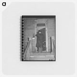 アートメモ帳-Doctor Entering Home
 - ラッセル リー Memo.