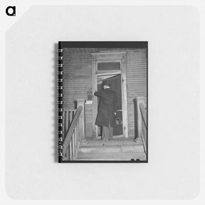 アートメモ帳-Doctor Entering Home
 - ラッセル リー Memo.