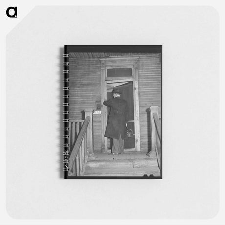 アートメモ帳-Doctor Entering Home
 - ラッセル リー Memo.
