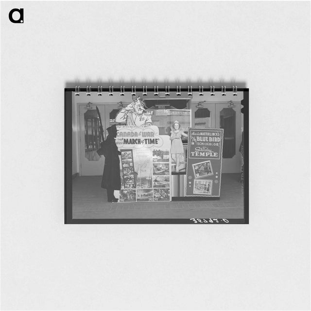アートメモ帳-Signs in front of theater
 - ラッセル リー Memo.