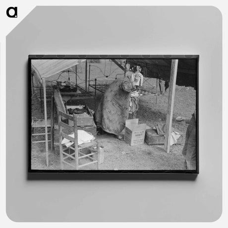 アートパネル-Tent Home
 - ラッセル リー Canvas.