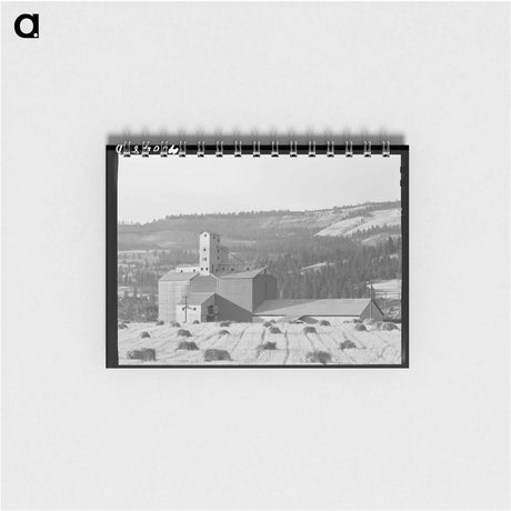 アートメモ帳-Wheat Elevator and Sack Warehouse
 - ラッセル リー Memo.