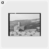 アートポストカード-Wheat Elevator and Sack Warehouse
 - ラッセル リー Postcard.